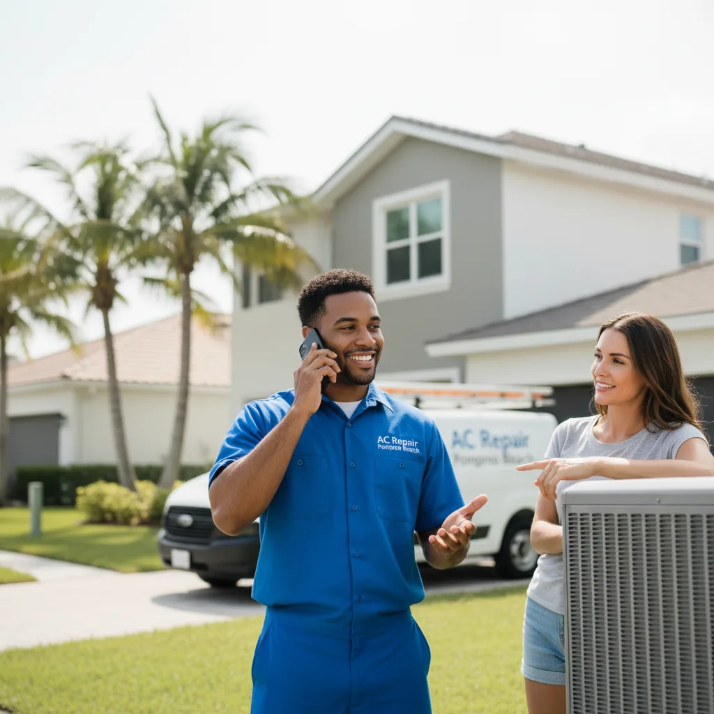 AC Repair Pompano Beach customer support in Buhler